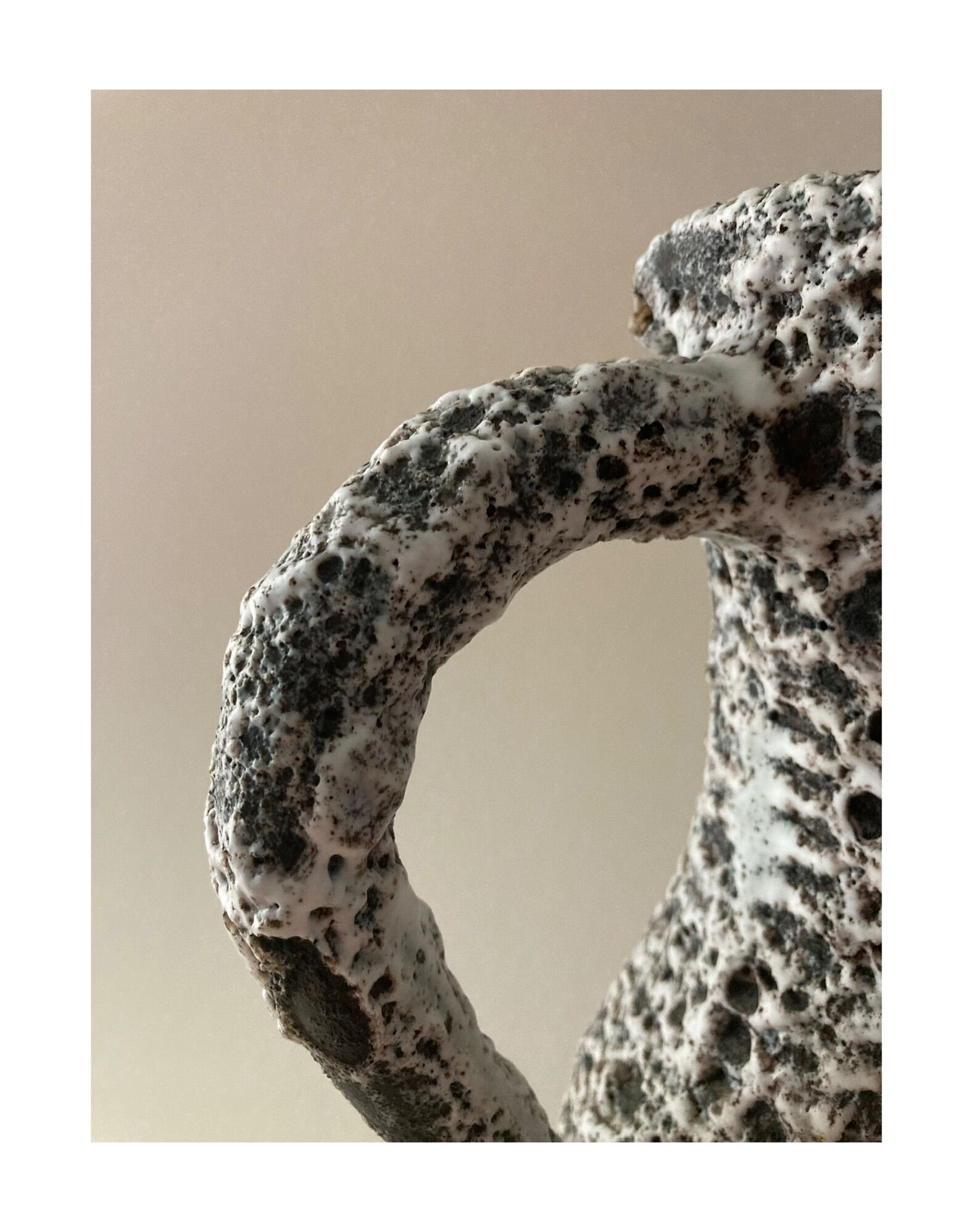 Ceramic pitcher fat lava