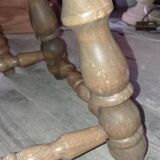 Pair of straw stools