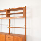 Mid-Century Teak Wall Unit by Torbjørn Afdal for Bruksbo, 1950s, Set of 2
