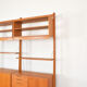 Bibliothèque en teck du milieu du siècle par Torbjørn Afdal pour Bruksbo, années 1950, ensemble de 2