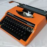 Machine à écrire portative silver reed orange