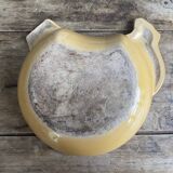 Plat saladier céramique poule MARS vintage jaune