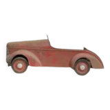 Antique tin toy car from the 1930s