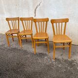 Set of 4 vintage bistro chairs