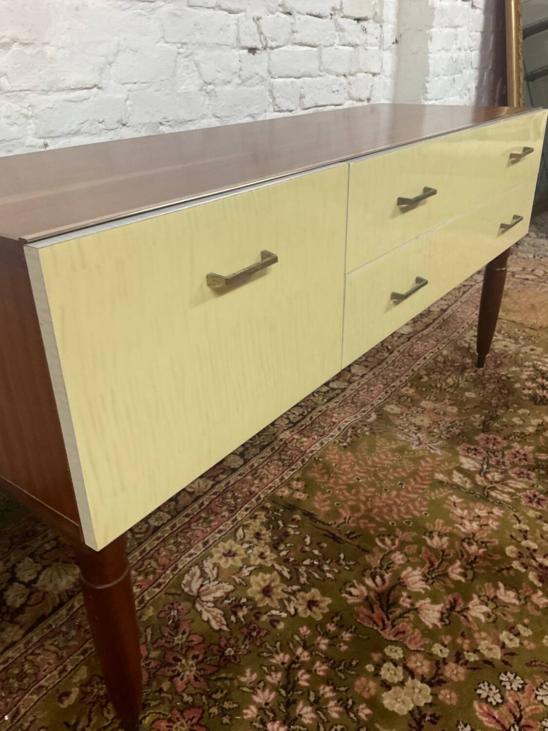 Vintage teak TV cabinet sideboard
