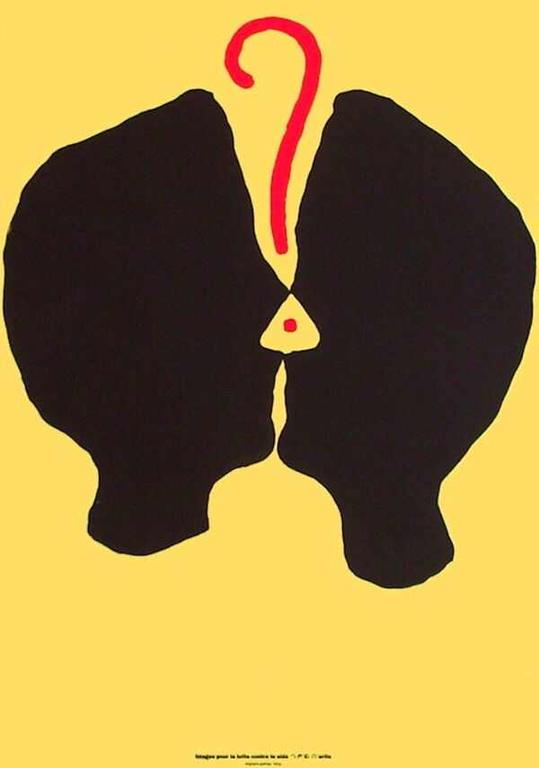 Affiche pour le Sida par Jean-Charles Blais