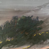 Sunset, oil on canvas