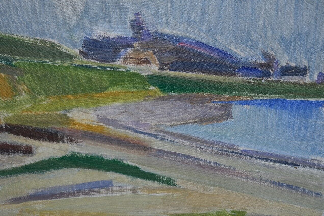 Anders A. Jonsson, Swedish landscape painting,  Oil on Canvas