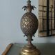 Lampe ananas en laiton doré