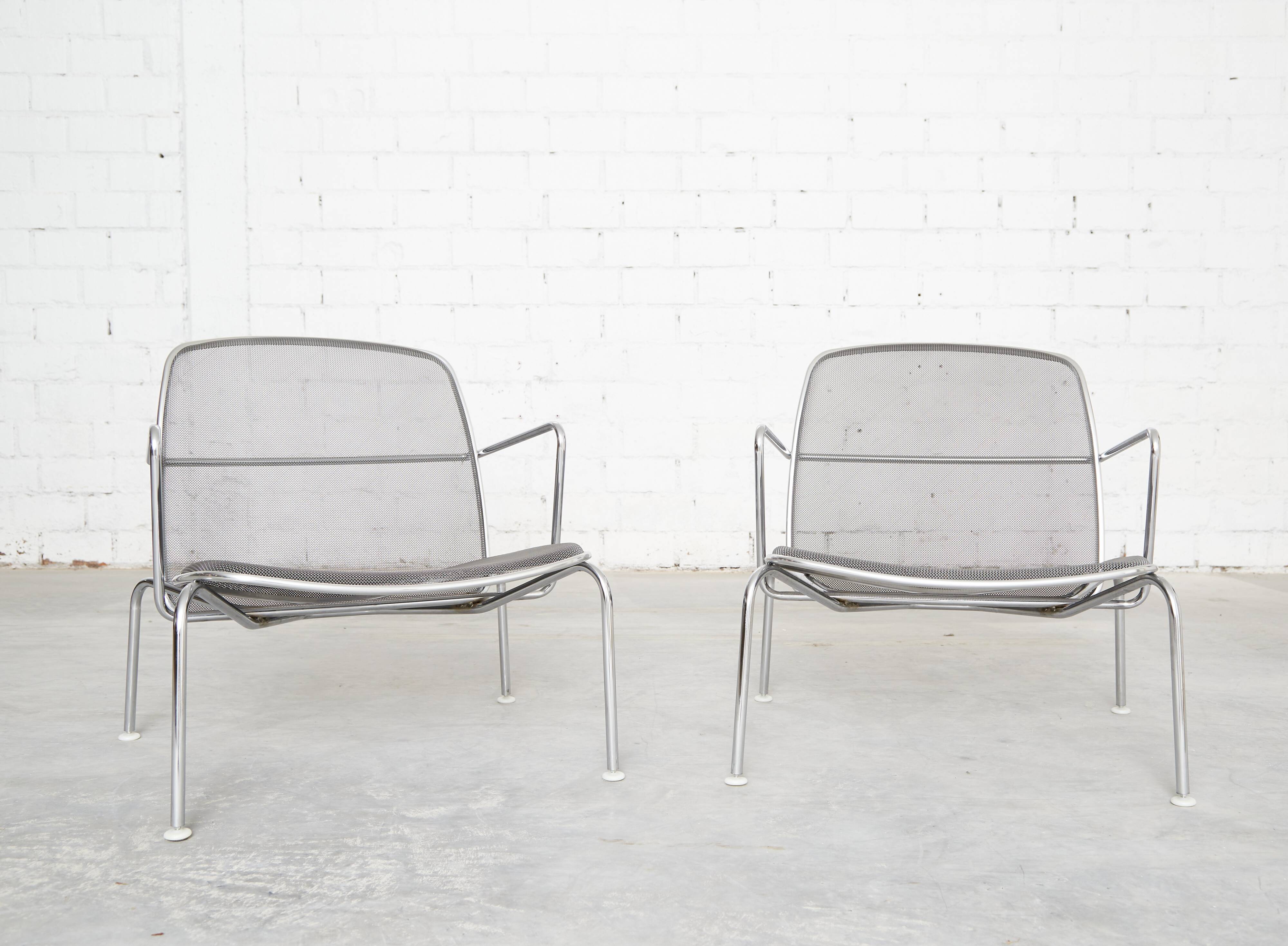 Pair 'Web Chairs' by Antonio Citterio for B&B Italia