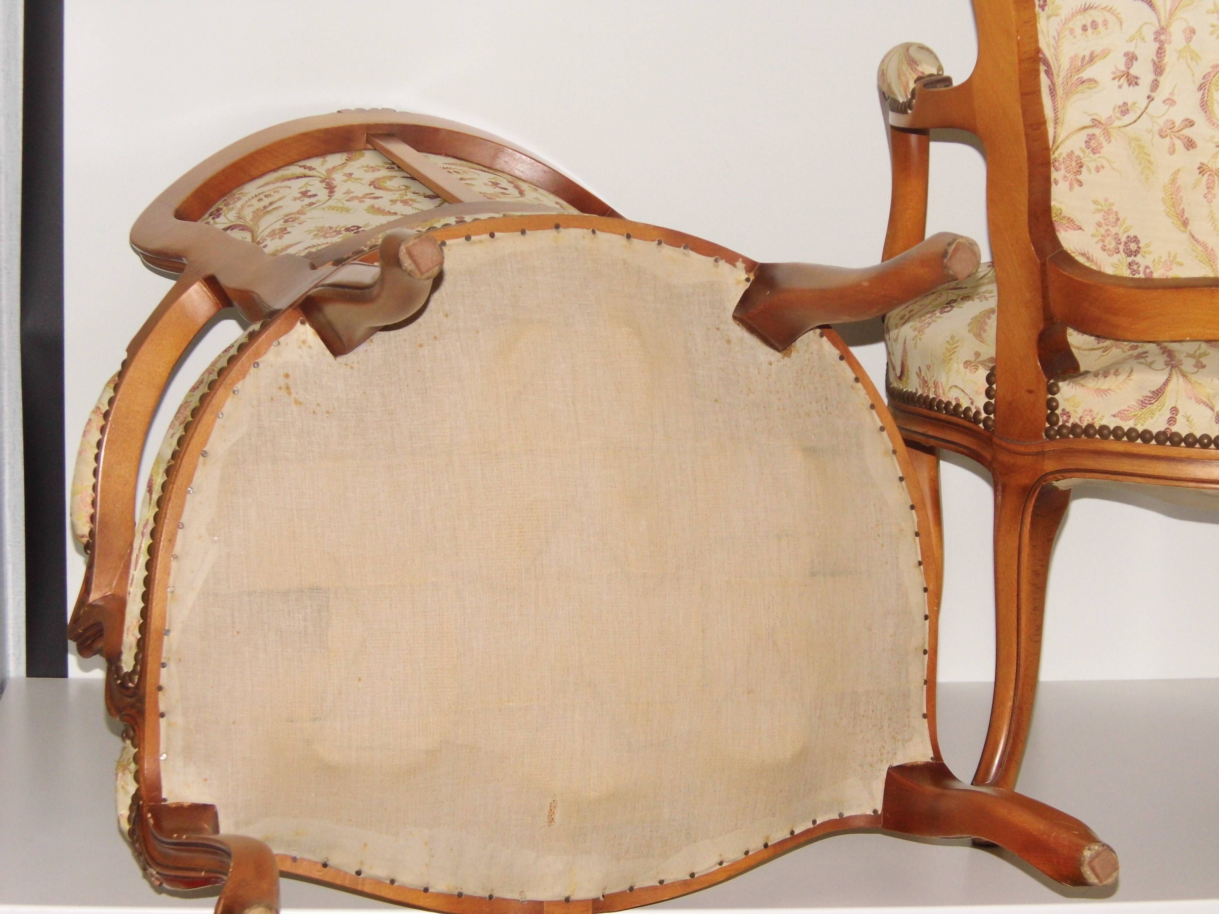 Armchairs Louis XV 1900