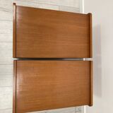 Pair of 1960s bedside tables compass feet