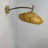 Set of 3 vintage wall lamps 1950