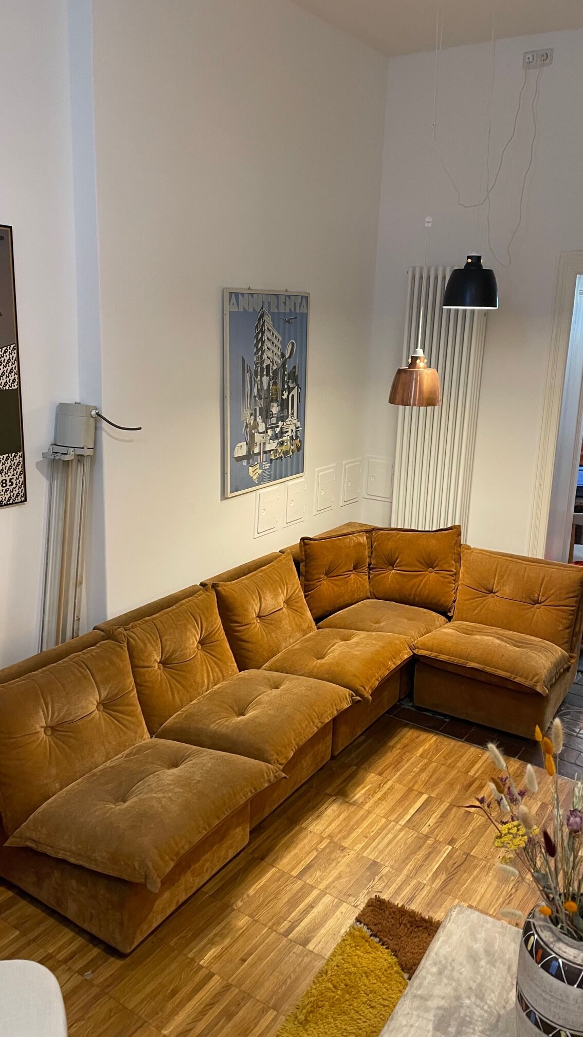 Vintage modular sofa from the 70s