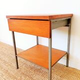 Vintage boarding school bedside table