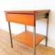 Vintage boarding school bedside table