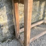 Solid wood carver's workbench