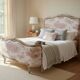 Lit basket in Louis XV style, TOILE DE JOUY tapestry.