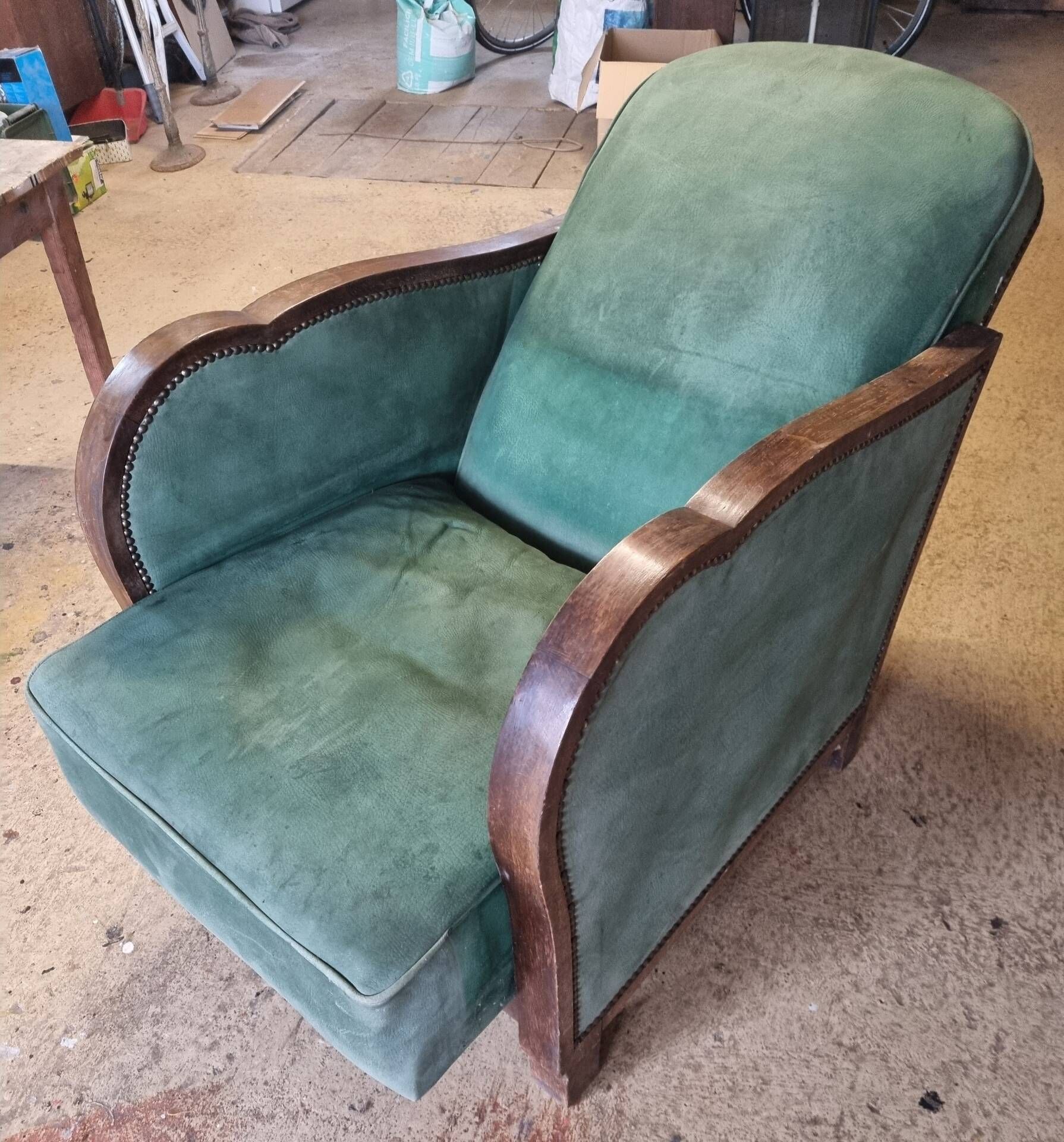 1930s Art Deco rocking chair