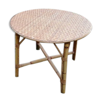 Rattan coffee table