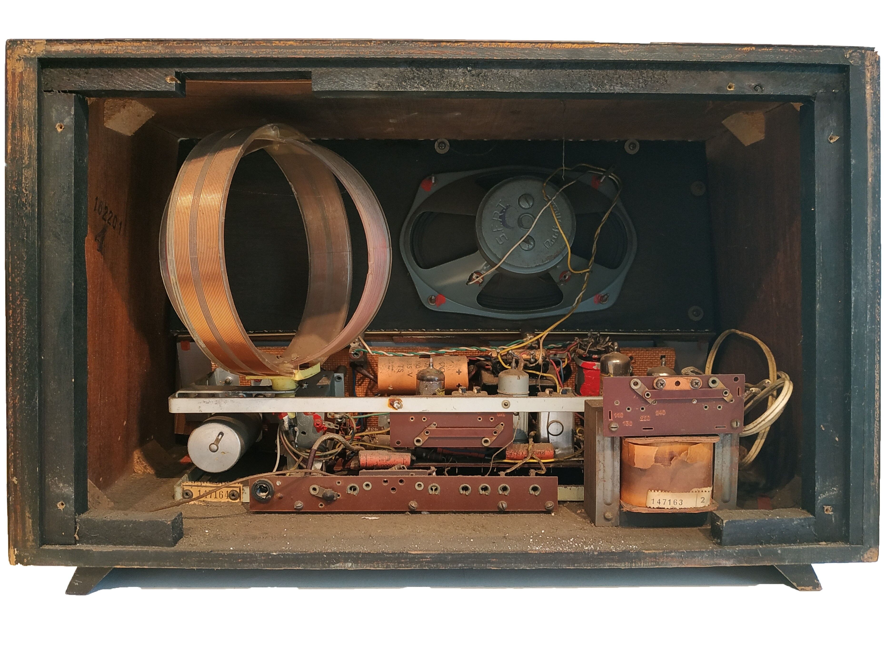 Radio tsf Point blue model alma (A856) of 1961