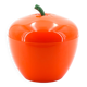 Pomme à glaçons orange en plastique, années 70