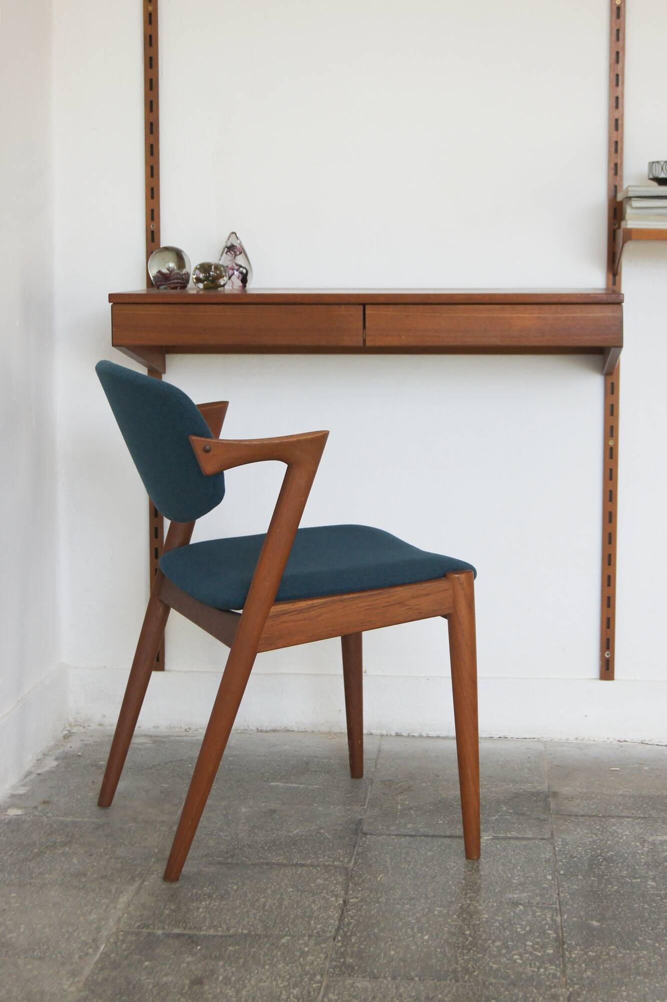 Mid-Century Shelves & Wall Units & Desk by Kai Kristiansen for FM Mobler, 1