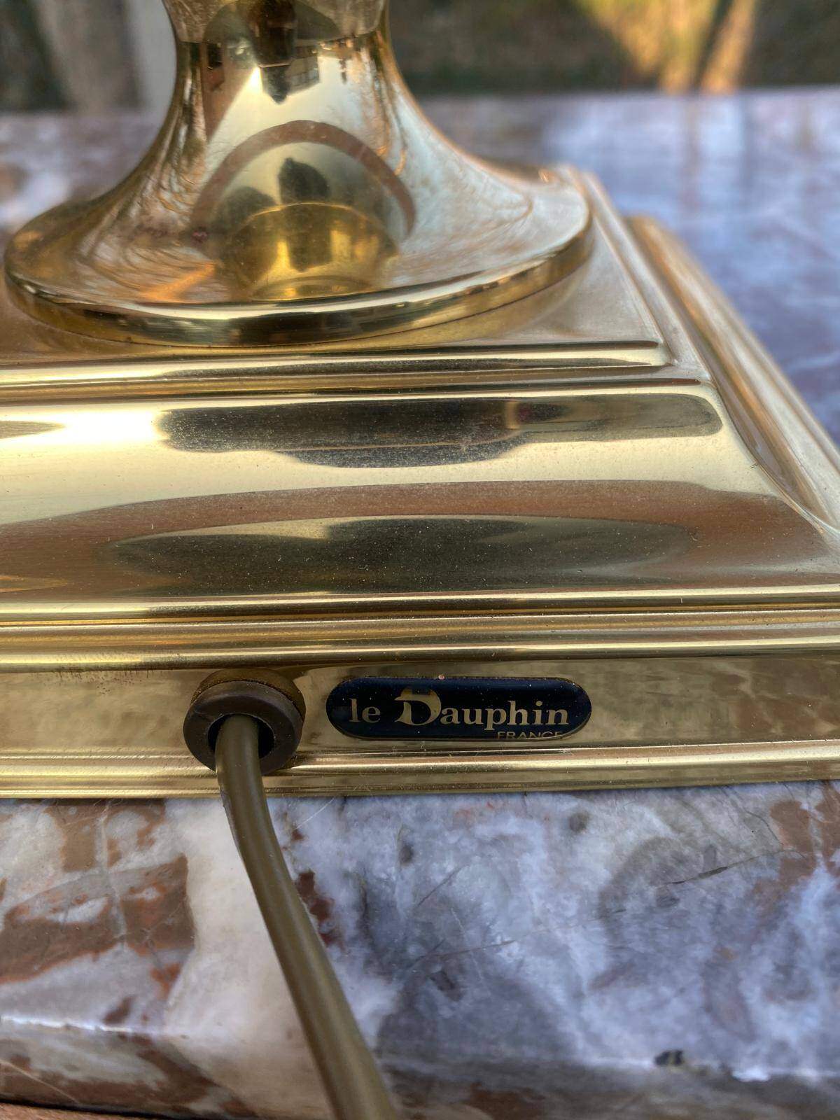 1960s lamp by Maison Le Dauphin of France