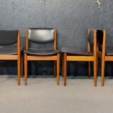 Set of 4 chairs France & Son model 197