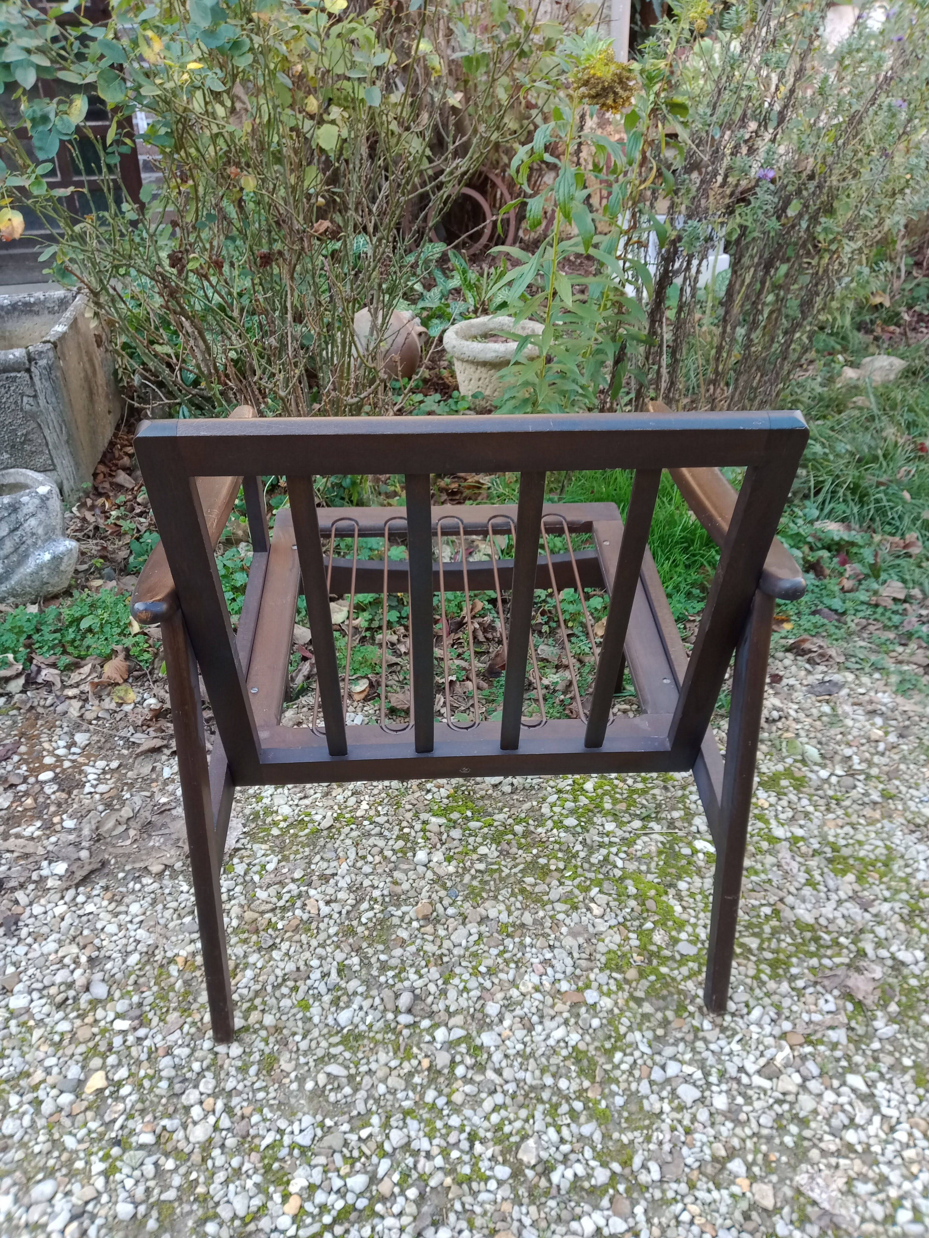 Scandinavian armchair in teak