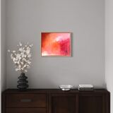 Peinture sur toile "lever du soleil "