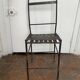 Chaise en fer forgé ancienne