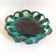 Fruit bowl or woven ceramic pocket tray signed Ceramid 1960s Diameter 32.3 m