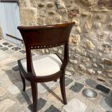 Set of 4 KIPAS mahogany chairs