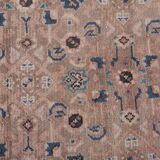 Vintage Turkish Oushak Handwoven Rug 97x417 cm