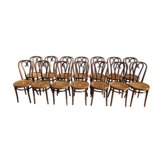 Set of 14 bistro chairs