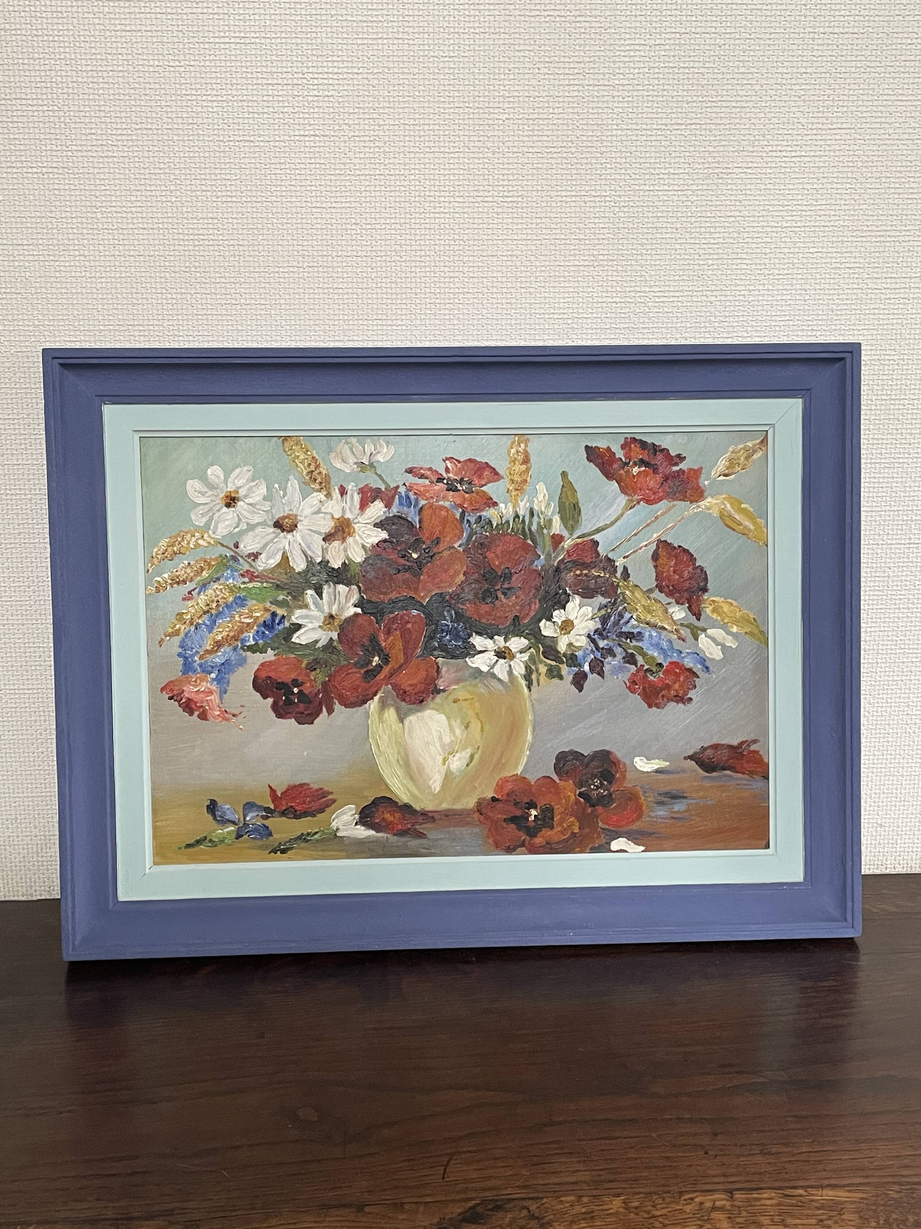 Old bouquet painting