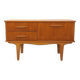 Small vintage Scandinavian teak sideboard from the 60s