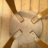 Pair of NE60 stools designed by Alvar Aalto, Artek, Finland, 1980s