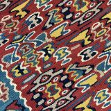 Pair Of New Persian Kilims Handwoven Kurdish Senneh Area Rugs- 115x166cm