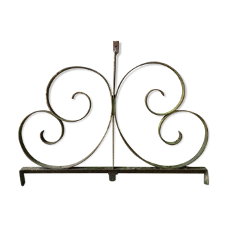 Old iron garden decoration