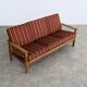 Brutalist sofa and chair set | vintage sofa | 1960s | oak.
