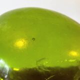 Green glass head