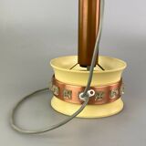 70s lamp light hanging lamp ceiling lamp metal Space Age Design VEB 60s