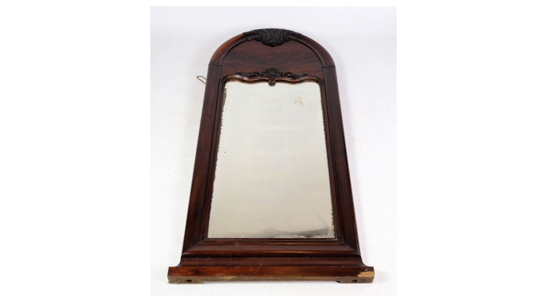 Antique Christian VIII Mirror in Mahogany from around the Year 1860s