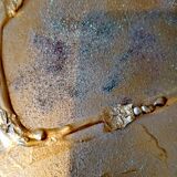 GOLD LOLLIPOP - J.VENDÔME - Unique contemporary abstract painting