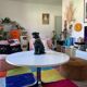 70s retractable coffee table