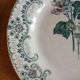 7 old flat plates Terre de fer