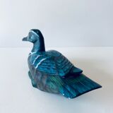 Decorative wooden duck