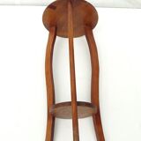 Wooden pedestal table
